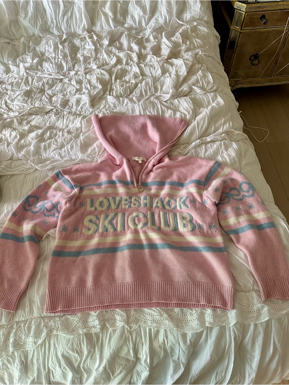 LoveShackFancy Ski Club Sweater